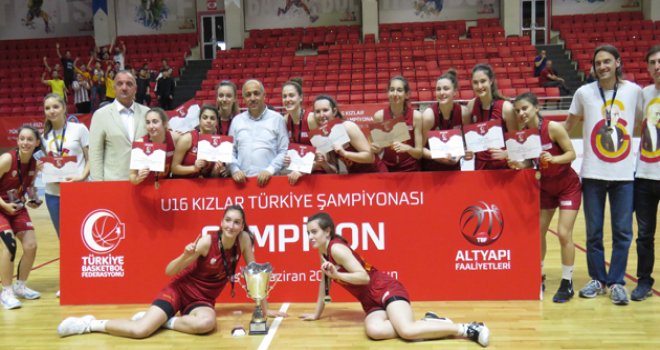 Galatasaray U16 Kızlar'da şampiyon